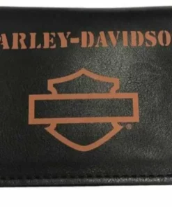 American Accessories Harley-Davidson®Prestige Bar & Shield Card Case Wallet W/ REID Protection HDMWA11477-BLK