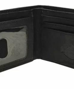American Accessories Wallets & Chains Harley-Davidson® Men's Ride Away Bi-Fold Leather Wallet W/RFID Protection, HDMWA11668