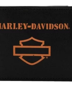 American Accessories Wallets & Chains Harley-Davidson® Men's Prestige Bar & Shield Bi-Fold Leather Wallet W/ RFID