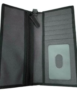 American Accessories Harley-Davidson® Men's Full Speed Bar & Shield Grey Polyester Trucker Wallet