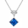 MOD Harley-Davidson® Women's Ocean Blue Radiant Stone Necklace, HDN0432 Jewelry