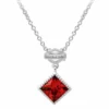 MOD Harley-Davidson® Women's Fire Red Radiant Stone Necklace, HDN0433 Jewelry