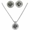 MOD Harley-Davidson® Women's Crystal Willie G Necklace & Earrings Gift Set 1 MOD Harley-Davidson® Women's Crystal Willie G Necklace & Earrings Gift Set