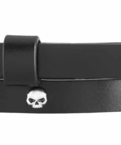 American Accessories Harley-Davidson® Women's Ruthless Skulls Genuine Leather Belt, Black HDWBT11697 Ladies' Belts & Buckles