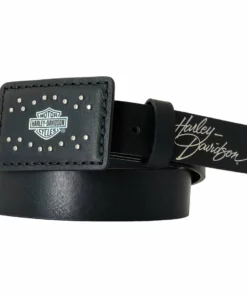 American Accessories Ladies' Belts & Buckles Harley-Davidson® Women's Hidden Rebel Belt, HDWBT11715-BLK