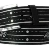 American Accessories Harley-Davidson® Women's Out Of Line Foiled Genuine Leather Belt, HDWBT11716-BLK 1 American Accessories Harley-Davidson® Women's Out Of Line Foiled Genuine Leather Belt, HDWBT11716-BLK