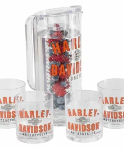 Ace Branded Harley-Davidson® Retro Acrylic Infuser Pitcher & Tumbler Set HDX-98512 Home