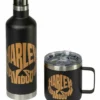 Ace Branded Harley-Davidson® Copper Skull Travel Mug & Water Bottle Set - Stainless Steel Kitchen & Barware