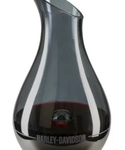 Ace Branded Harley-Davidson® Frosted H-D 50 Oz. Glass Wine Decanter - Smoke Gray Finish Home