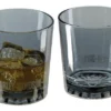 Ace Branded Harley-Davidson® Frosted H-D 12oz. Double Old Fashioned Set - Smoke Gray Home