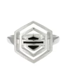 MOD Harley-Davidson® Women's Hexagon Bar & Shield Ring, HDR0509 Jewelry