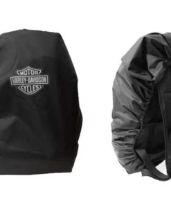 Leather Source Accessory Harley-Davidson® Men's Bar & Shield Logo Backpack Black Rain Cover, BP7306S-BLACK Backpacks