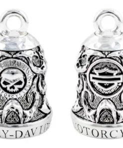 MOD Ride Bells Harley-Davidson® Motorcycle Ride Bell, Willie G Skull & Tribal Flames HRB074