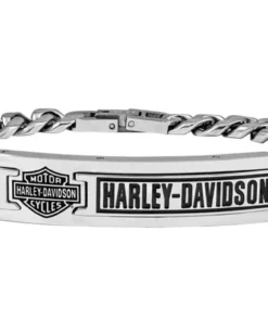 MOD Harley-Davidson® Men's H-D Small Curb Link Bracelet, Stainless Steel HSB0144