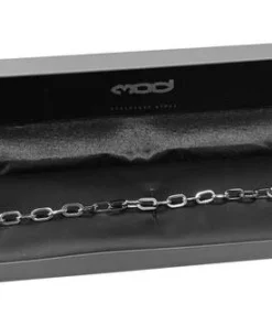 MOD Harley-Davidson® Women's Large Chain Toggle Bar & Shield Bracelet – Steel HSB0243