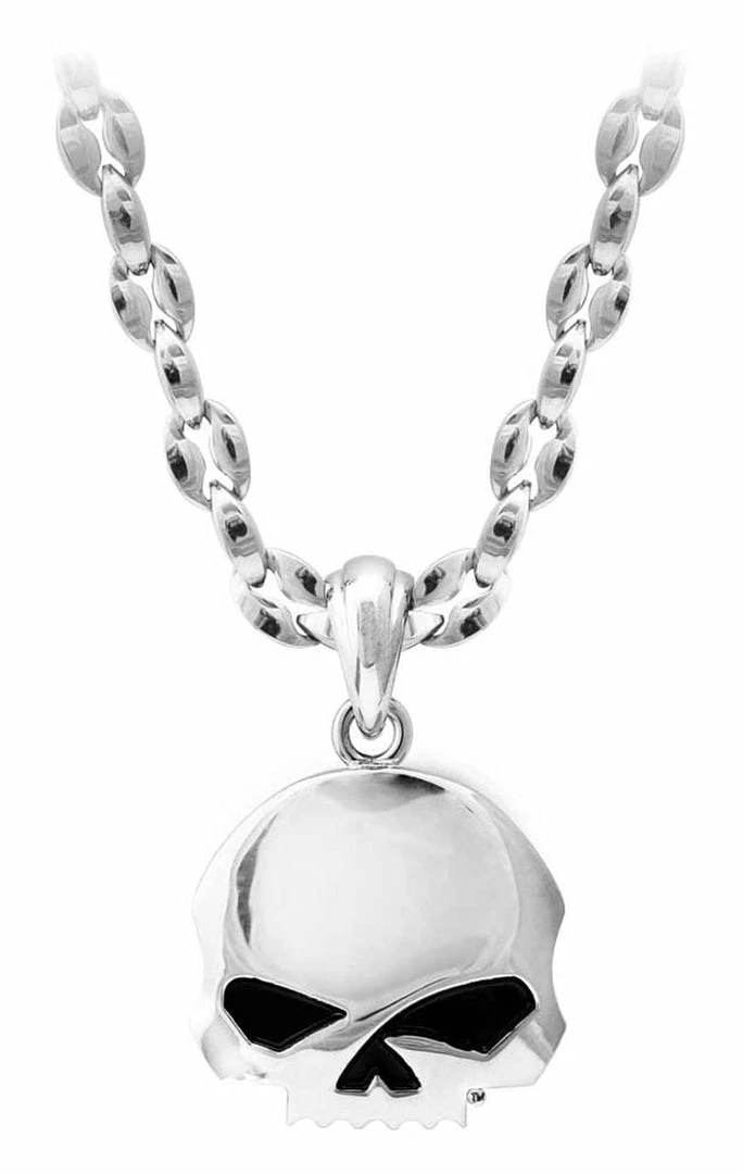 MOD Jewelry & Watches Harley-Davidson® Men's Willie G Skull Necklace HSN0065 3 MOD Jewelry & Watches Harley-Davidson® Men's Willie G Skull Necklace HSN0065