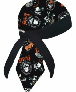 Accessories TAW Gear® Unisex Custom Decals Stay Put WrapSure Sweatband Headwrap - Black HW1331-WS