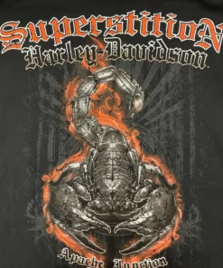 Superstition Harley-Davidson Dealership T-Shirts Harley-Davidson® Men's Bar & Shield Custom Scorpion Sleeveless Tee, Black