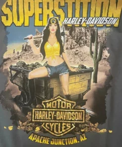 Superstition Harley-Davidson Harley-Davidson® Men's Live Engine Miner Long Sleeve Tee, Black