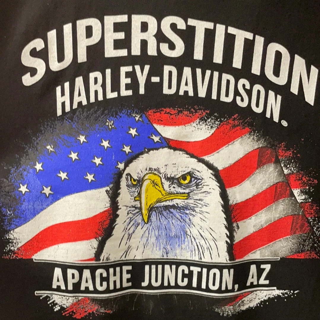Superstition Harley-Davidson Dealership T-Shirts Harley-Davidson® Men's Bar & Shield Patriotic Eagle Tank Top, Black 3 Superstition Harley-Davidson Dealership T-Shirts Harley-Davidson® Men's Bar & Shield Patriotic Eagle Tank Top, Black