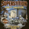 Superstition Harley-Davidson Harley-Davidson® Badge Night Back Short Sleeve T-Shirt, Black Dealership T-Shirts