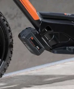 Harley-Davidson® IRONe12 Black & Orange Electric Balance Bike, 100003