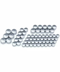 Kuryakyn® Kool Kaps M8 Engine Bolt Cover Kit - Chrome, 486918 Custom Accessories