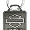 Global Products Harley-Davidson® 2D Die Struck Bar & Shield Keychain - Polished Silver KY34406