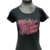 Superstition Harley-Davidson Harley-Davidson® Women's Pink Script Short Sleeve Tee, Black 2 Superstition Harley-Davidson Harley-Davidson® Women's Pink Script Short Sleeve Tee, Black