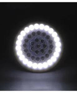 Everything LED® Dual Intensity Amber/White Halo (Pair) Bullet Or Flat Style Lens, AW-HE