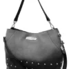 Leather Source Accessory Harley-Davidson® Ombre Effect Studded Leather HOBO Purse - Gray & Black Handbags 2 Leather Source Accessory Harley-Davidson® Ombre Effect Studded Leather HOBO Purse - Gray & Black Handbags