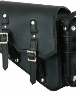 Daniel Smart Manufacturing DS5011R Right Side Synthetic Leather Swing Arm Bag W/Bottle Holder