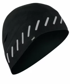 Daniel Smart Manufacturing Helmets ZANheadgear® SportFlex Helmet Liner Beanie Reflective, Black