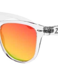 Daniel Smart Manufacturing Zan Headgear® EZMT04 Minty Clear Frame, Smoked Crimson Mirrored Lens Sunglasses & Goggles