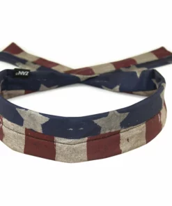 Daniel Smart Manufacturing Zan-Headgear® Cotton Rustic Patriot Cooldanna Head Band Wrap, DP408 Accessories