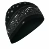 Daniel Smart Manufacturing ZANheadgear ® SportFlex Helmet Liner Beanie, Black Paisley Accessories