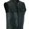 Daniel Smart Manufacturing AM9193 Concealed Snap Closure, Without Collar & Hidden Zipper Vests