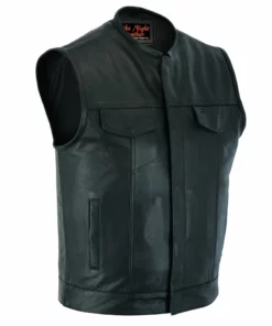 Daniel Smart Manufacturing AM9193 Concealed Snap Closure, Without Collar & Hidden Zipper Vests