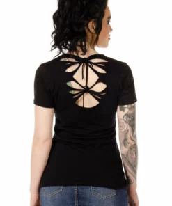 Daniel Smart Manufacturing DSM® Dare Devil Heart Short Sleeve Tee Women's