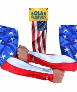 Daniel Smart Manufacturing DSM® UV Sun Protection Arm Sleeve Solar Sleeves USA Flag