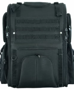 Daniel Smart Manufacturing DSM® Adjustable Large Modernized Sissy Bar Bag Luggage, DS376 Bags, Luggage, & Racks