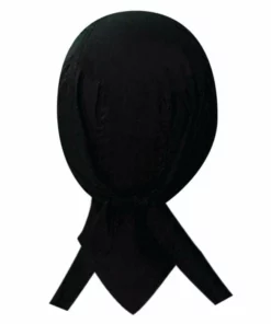 Daniel Smart Manufacturing Danbanna Deluxe Solid Black Headwrap, CDLX50 Accessories
