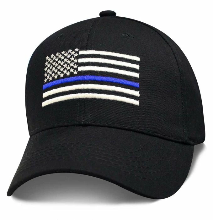 Daniel Smart Manufacturing DSM4 Embroidered Blue Stripe Police Flag Snap Back Baseball Cap Hats 3 Daniel Smart Manufacturing DSM4 Embroidered Blue Stripe Police Flag Snap Back Baseball Cap Hats