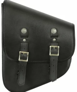 Daniel Smart Manufacturing DS5010L Left Side Synthetic Leather Swing Arm Bag W/ Buffalo Snaps Bags, Luggage, & Racks