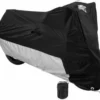 Daniel Smart Manufacturing Security & Storage Nelson Rigg® Deluxe All Season Motorcycle Cover, Black/Silver
