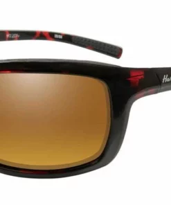 Wiley X Harley-Davidson® Men's Pipes Sunglasses, Gold Lenses/Red Tortoise Frames HAPIP15 Sunglasses & Goggles