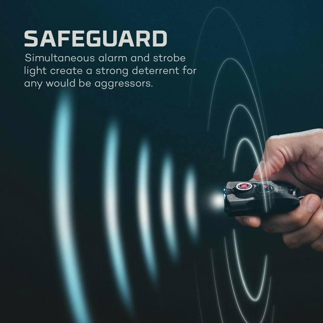 Home NEBO® MYPAL Rechargeable Keychain Flashlight & Safety Alarm 4 Home NEBO® MYPAL Rechargeable Keychain Flashlight & Safety Alarm