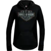 Superstition Harley-Davidson Harley-Davidson® Women's Bar & Shield Pull-Over Hoodie, Black Sweater & Hoodies