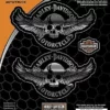 Chroma Harley-Davidson® Skull W/ Wings Decal, CG3083