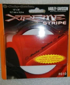 Chroma Harley-Davidson® Xtreme Stripe Black Script Graphic Striping Kit Bike Closeouts